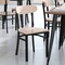 Flash Furniture Metal Dining Chair with Natural Wood Seat & Back XU-DG6V5B-NAT-GG - alternate 1